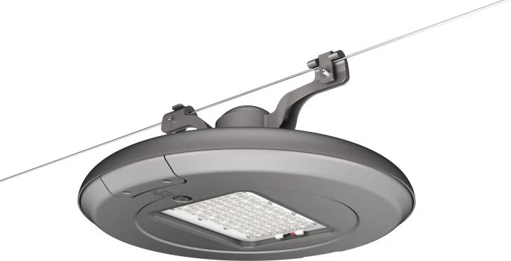 Poleless Catenary Suspended LED Street Lighting System